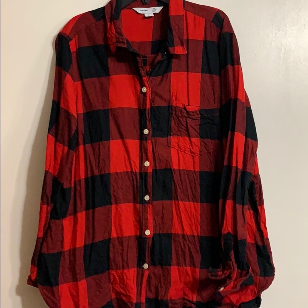 Old Navy Buffalo Plaid Top